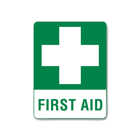 Aero Healthcare Signage Small Poly First Aid Sign 30 x 22.5cm