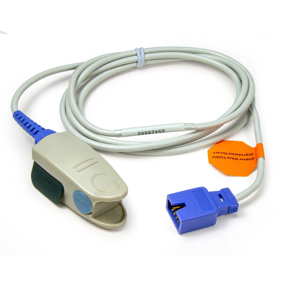 Solaris Oximeter Accessories Adult Finger Solaris Pulse Oximeter Sensor