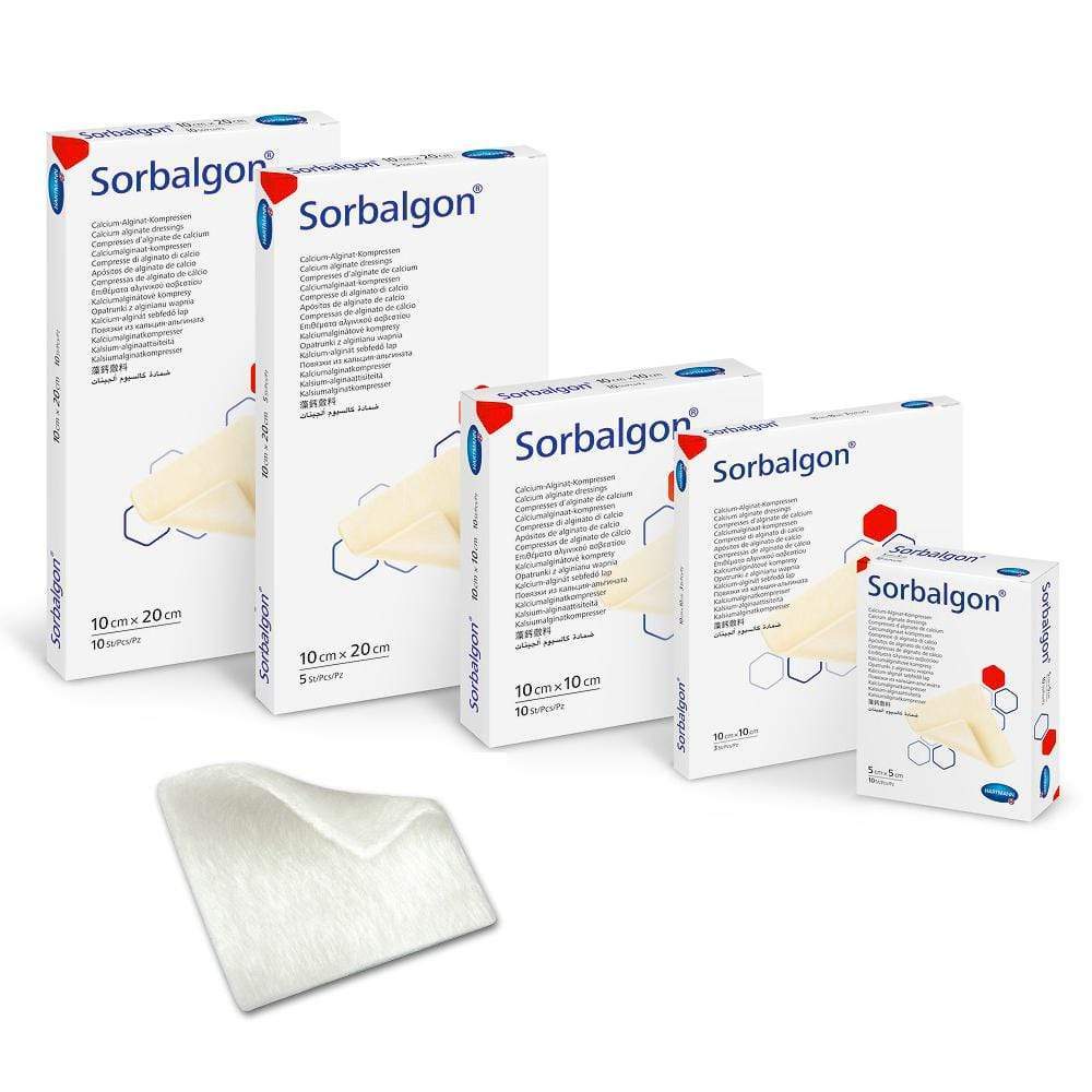 Hartmann Calcium Alginate Dressings Standard / 5x5cm Sorbalgon Calcium Alginates