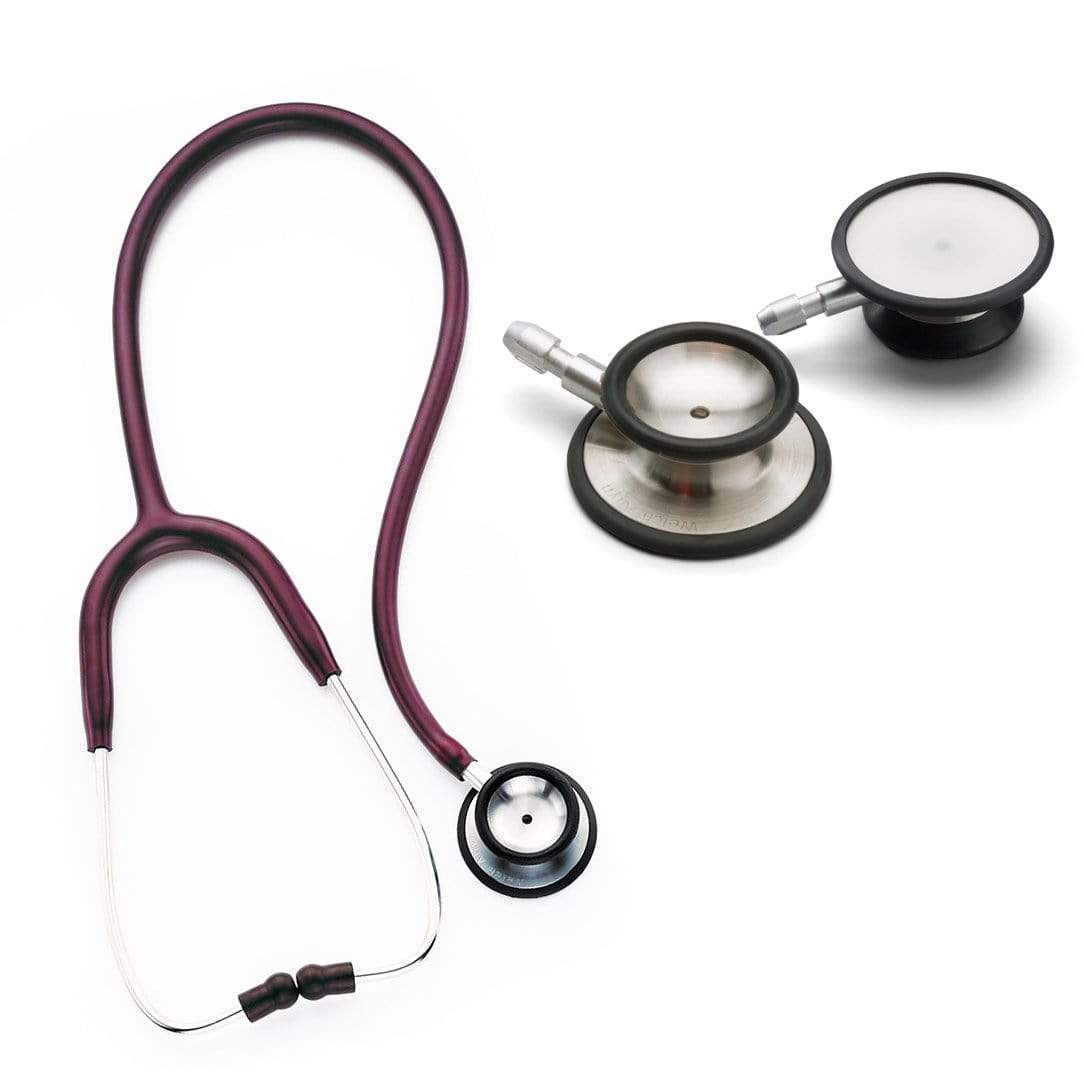 Welch Allyn Classic Stethoscopes Burgundy Welch Allyn Professional Stethoscope