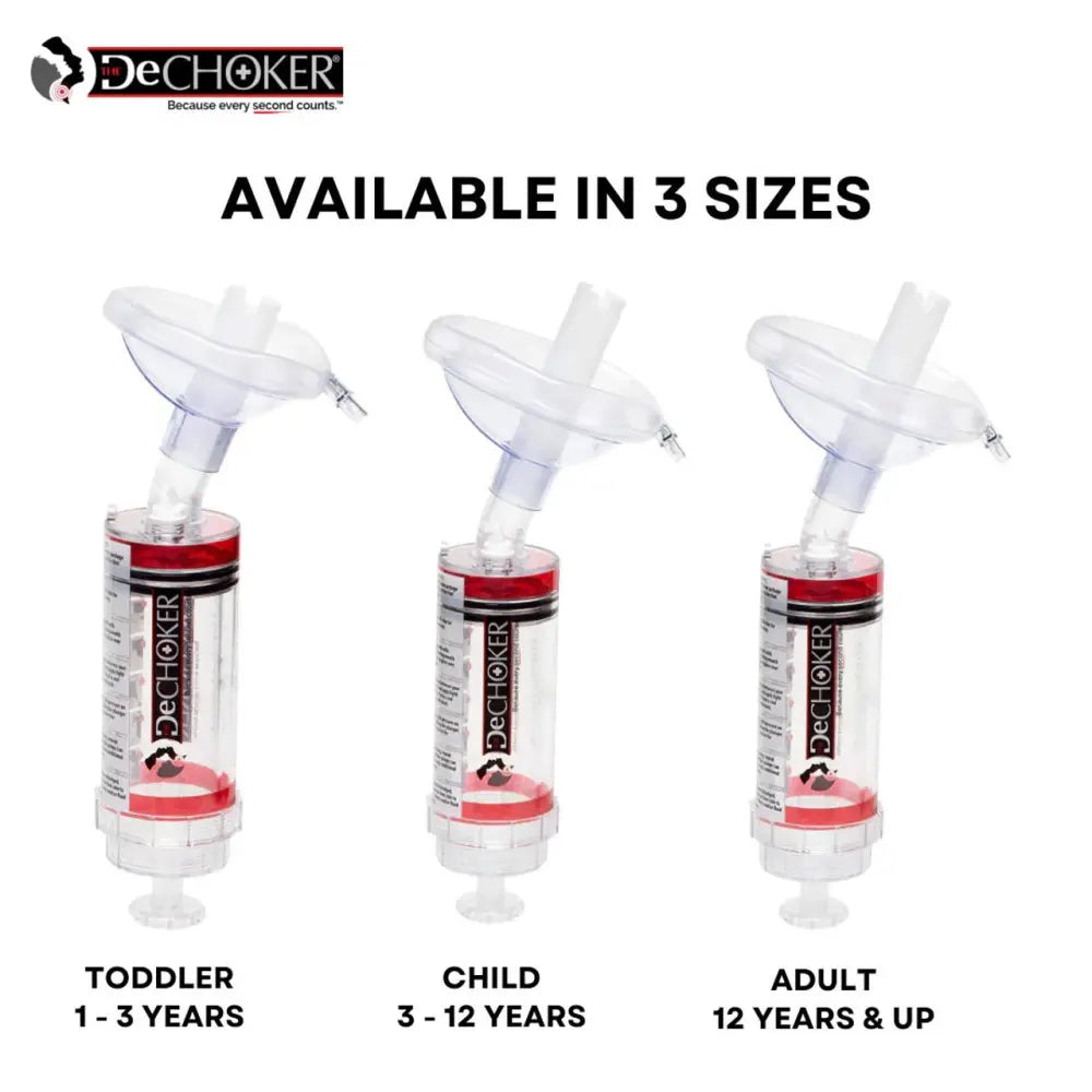 Dechoker Family Bundle 3-in-1 Anti-Choking Device – 6 Pack | Emergency Airway Clearance