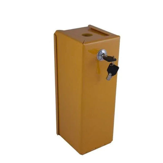 FastAid First Aid Equipment 1.8L Sharps Metal Safe, Yellow Armour