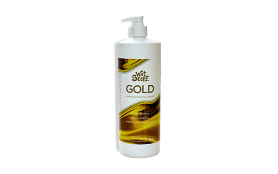 Wet Stuff Gold Extra Long-Lasting Water-Based Lubricant Pump 1kg