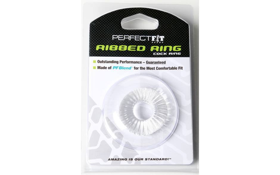Ribbed Silicone Cock Ring Durable Stretch