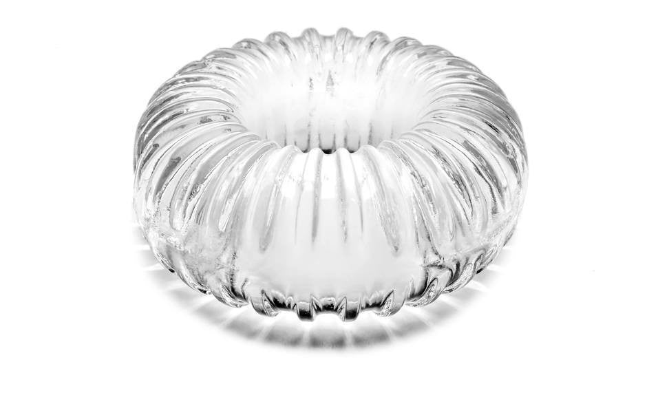 Ribbed Silicone Cock Ring Durable Stretch