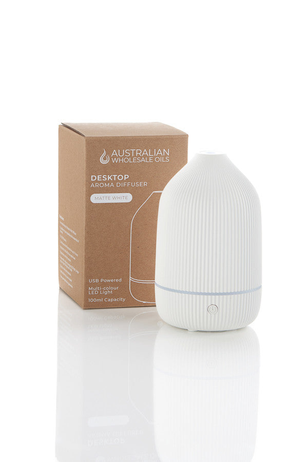 Desktop Aroma Diffuser - Matte White
