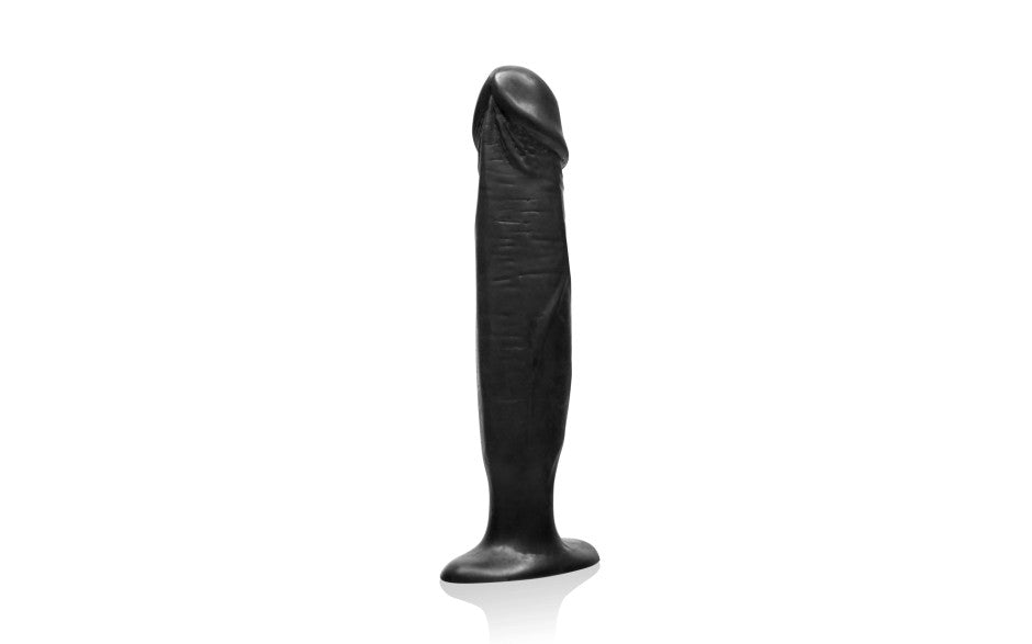 Realistic Cock Plug Large PVC Black 7.5 Inch