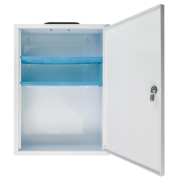 Metal First Aid Cabinet – Medium Wall Mount Workplace Kit (32×50×16cm)