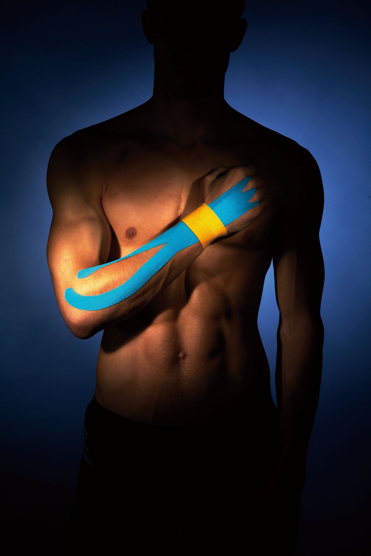 Max Taping kinetic tape with pre-cut 4-arc pattern