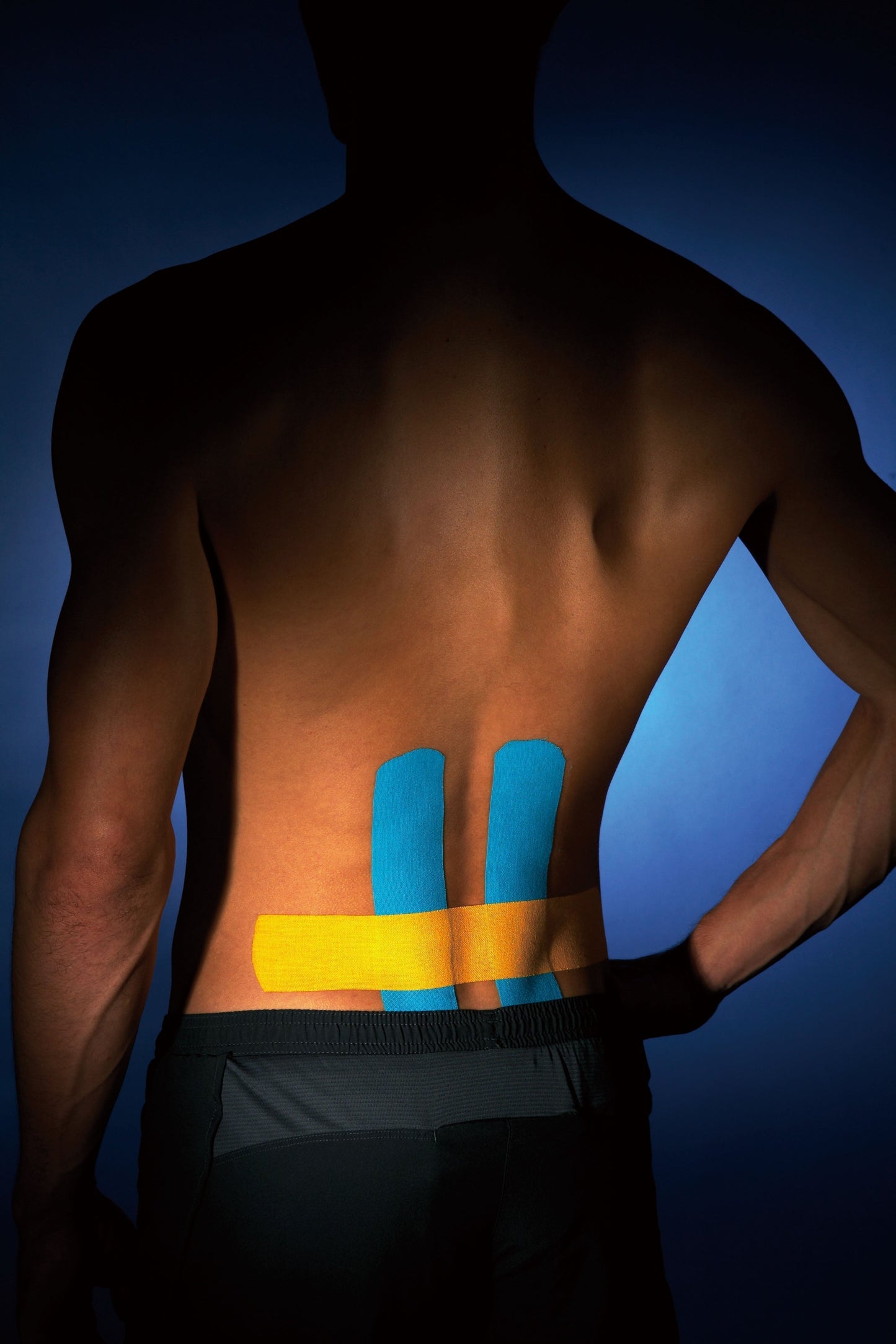 Max Taping kinetic tape with pre-cut 4-arc pattern