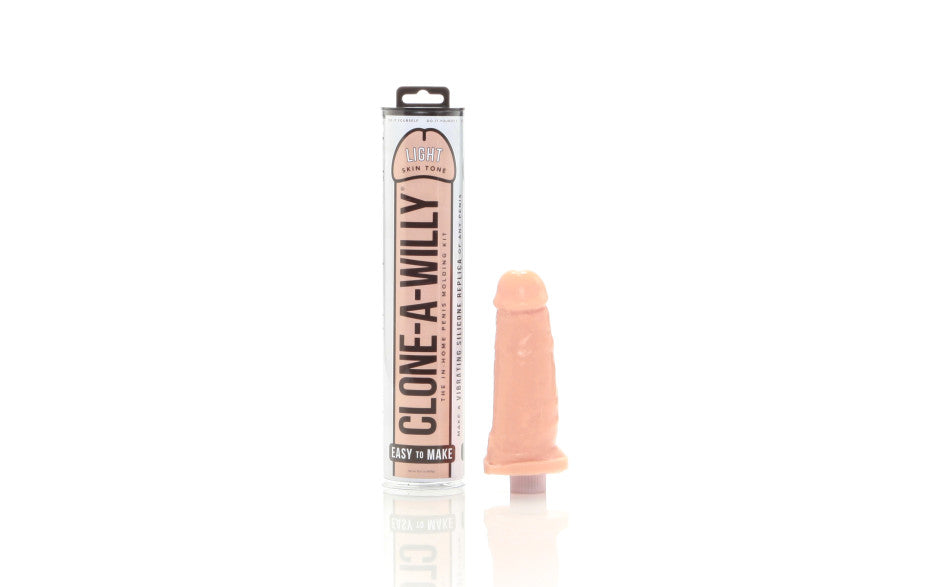 Clone-A-Willy DIY Vibrating Silicone Penis Casting Kit Light Skin Tone