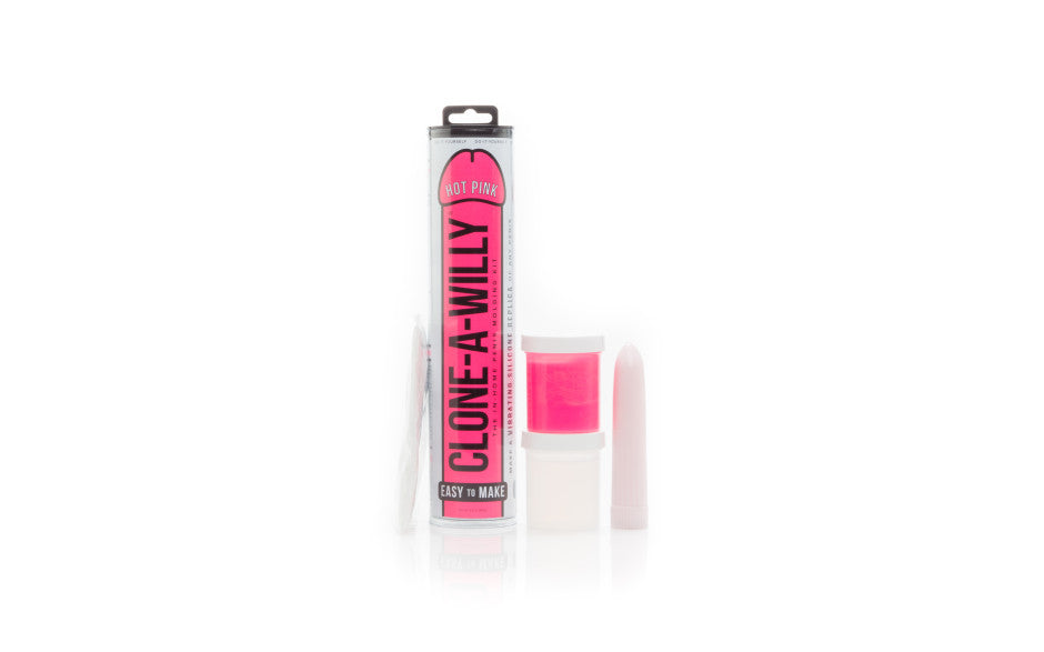 Clone-A-Willy DIY Vibrating Silicone Penis Casting Kit Hot Pink