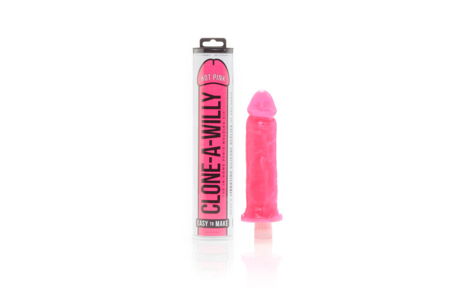 Clone-A-Willy DIY Vibrating Silicone Penis Casting Kit Hot Pink