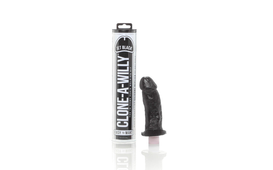 Clone-A-Willy DIY Vibrating Silicone Penis Casting Kit Jet Black