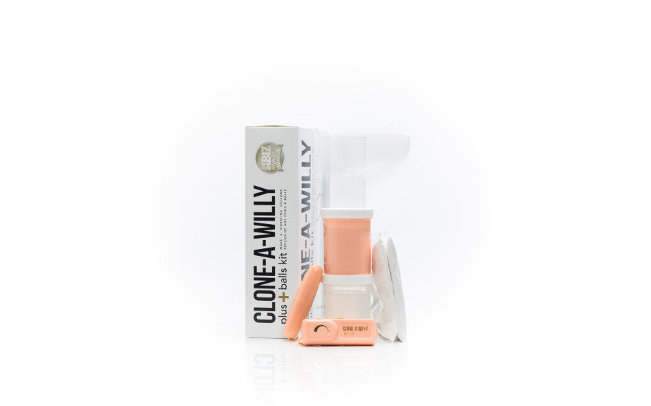 Clone-A-Willy Plus Balls DIY Vibrating Dildo Kit Light Skin Tone