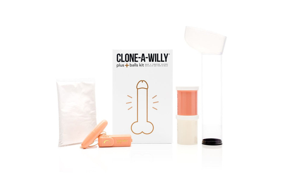 Clone-A-Willy Plus Balls DIY Vibrating Dildo Kit Light Skin Tone