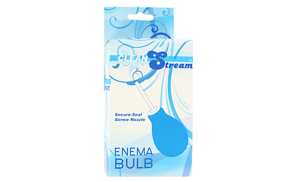 CleanStream Enema Bulb Anal Douche Blue