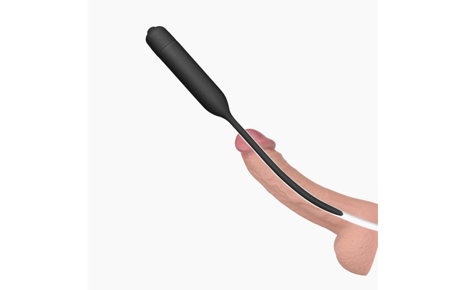 Silicone Vibrating Urethral Dilator 10-Speed Sounding Rod