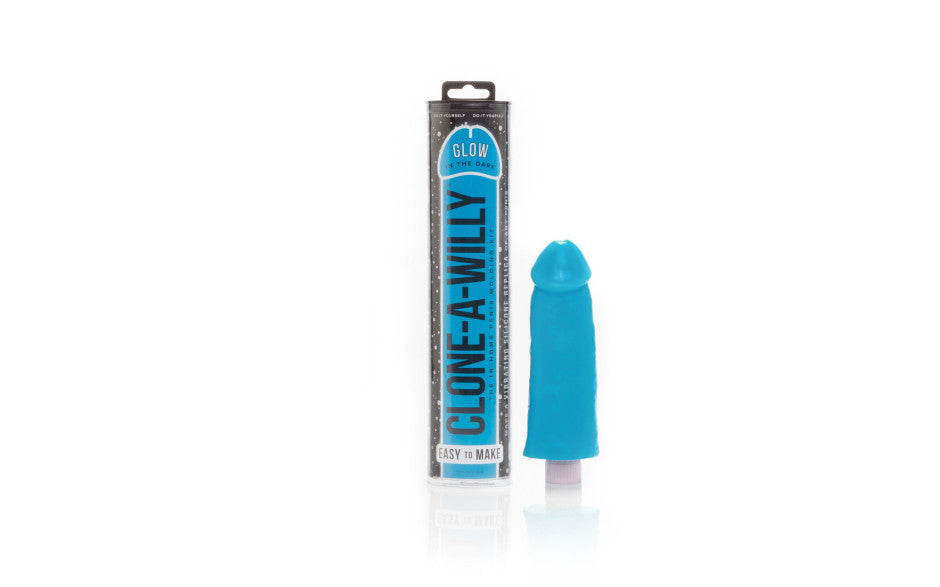 Clone-A-Willy DIY Vibrating Silicone Penis Casting Kit Glow Blue