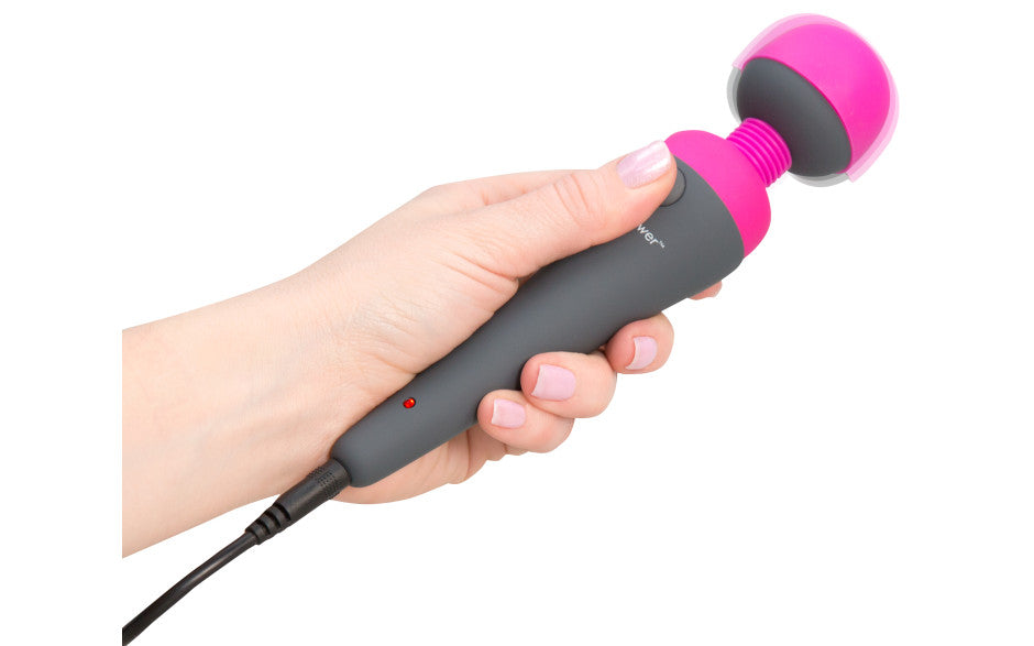 PalmPower Classic Corded Massage Wand Vibrator Pink