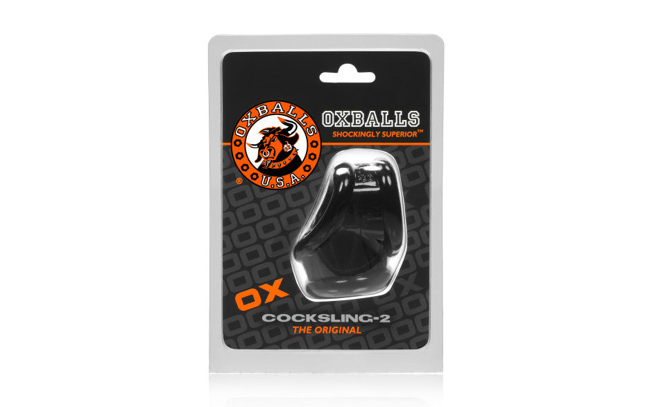 Oxballs Cocksling 2 Silicone Cock and Ball Sling Black