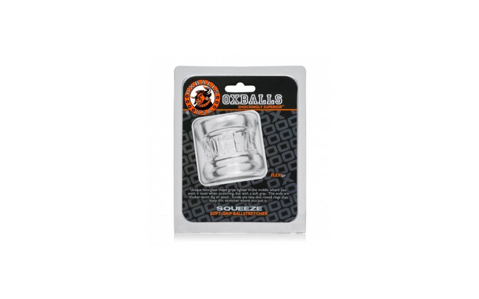 Oxballs Squeeze Silicone Ball Stretcher Clear