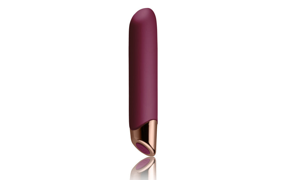 Chaiamo Luxury Rechargeable Silicone Clitoral Vibrator Burgundy