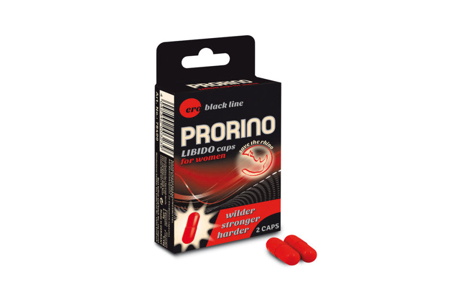 PRORINO Libido Dietary Supplement Capsules for Women 2 Pack