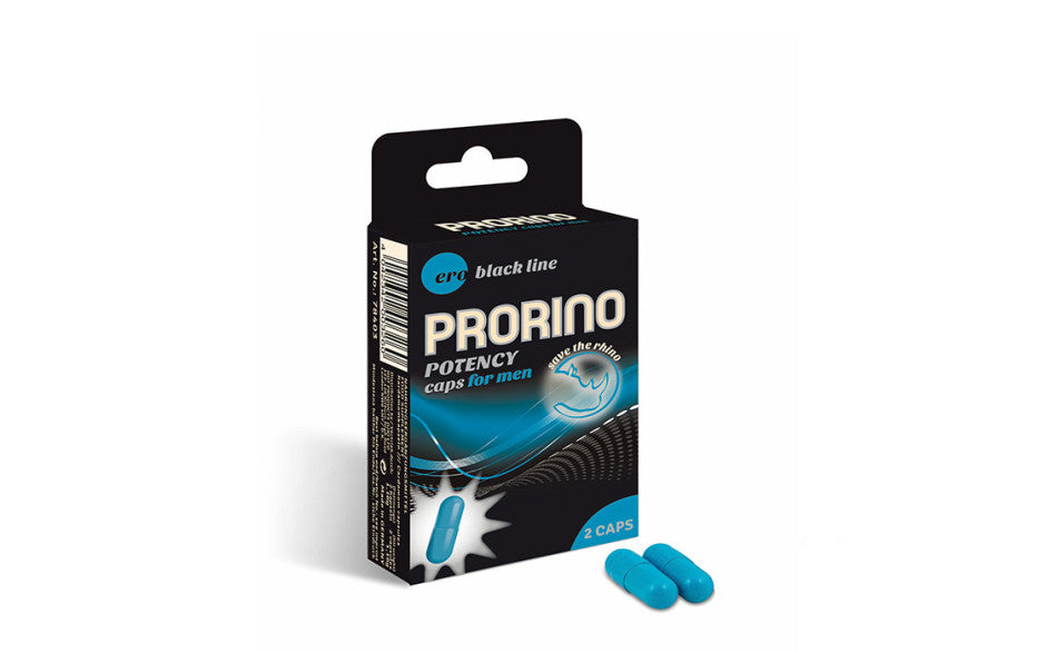 PRORINO Potency Dietary Supplement Capsules for Men 2 Pack