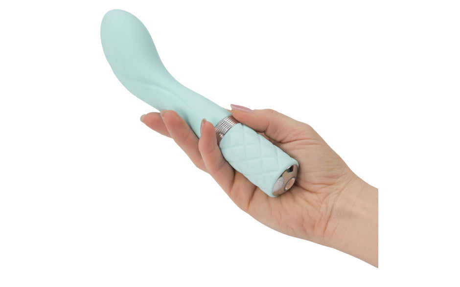 Pillow Talk Sassy Luxe Silicone Bullet Vibrator Teal