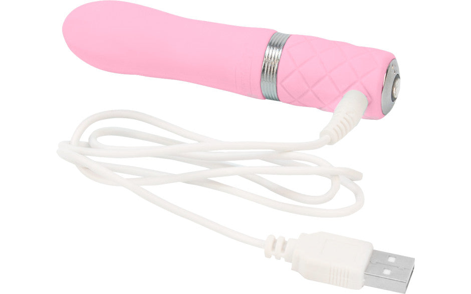 Pillow Talk Flirty Compact Silicone Bullet Vibrator Pink