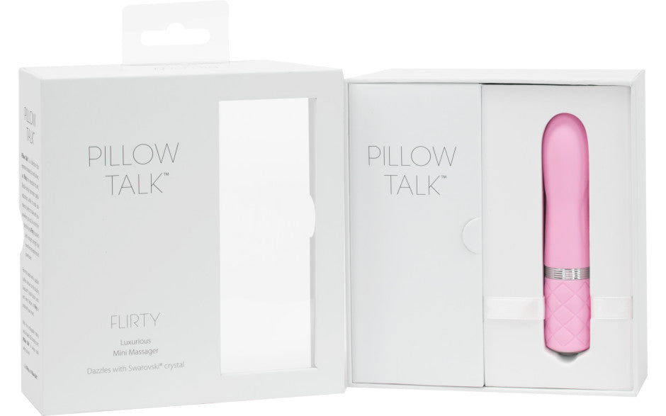 Pillow Talk Flirty Compact Silicone Bullet Vibrator Pink