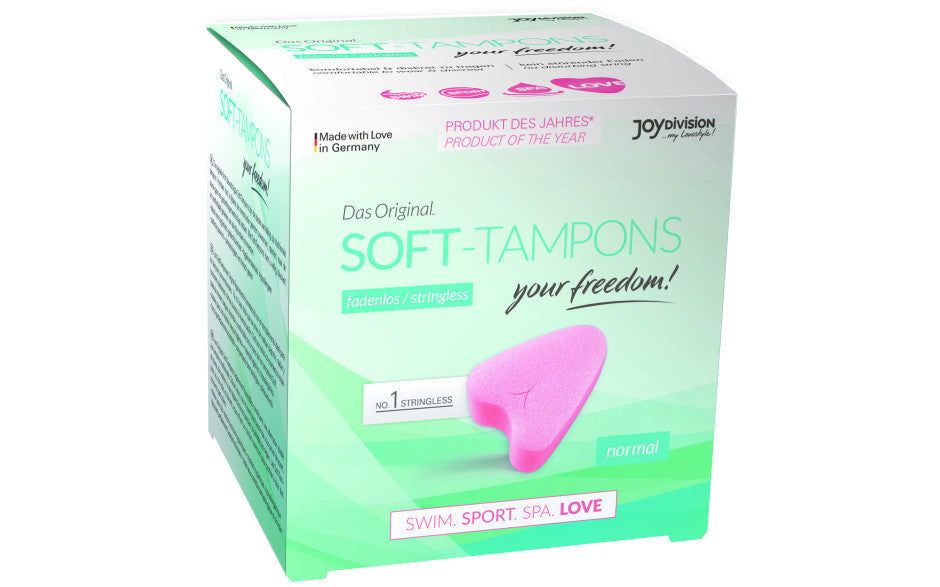 Beppy Soft Sponge String-Free Menstrual Sponge 3 Pack