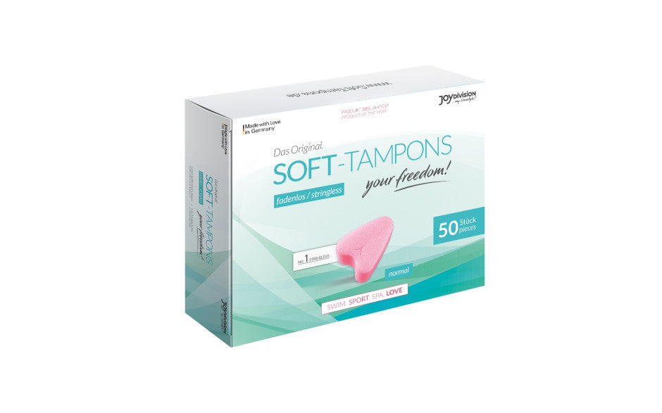 Beppy Soft Sponge String-Free Menstrual Sponge 50 Pack