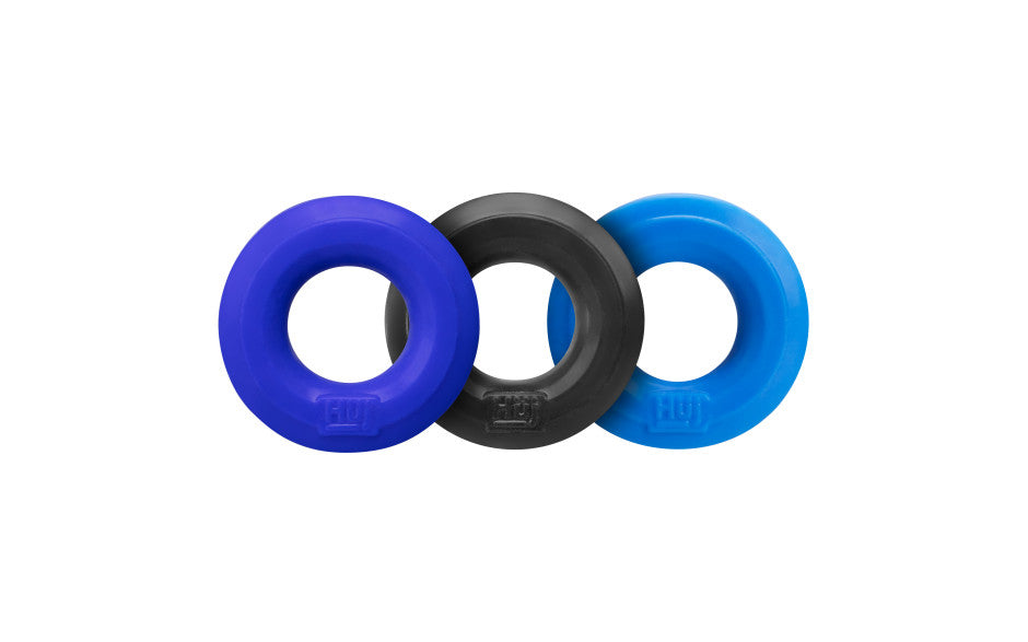 HunkyJunk HUJ C-Ring Silicone Cock Ring 3-Pack
