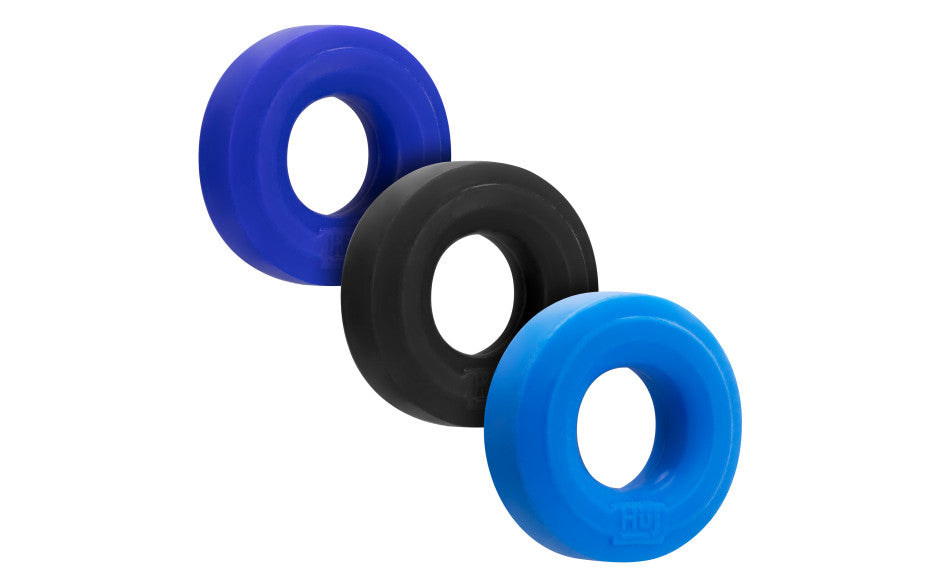 HunkyJunk HUJ C-Ring Silicone Cock Ring 3-Pack
