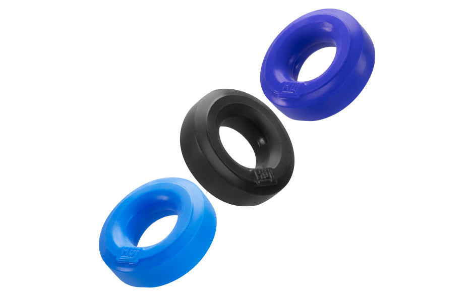 HunkyJunk HUJ C-Ring Silicone Cock Ring 3-Pack