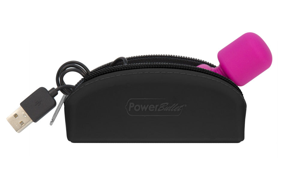 PalmPower Pocket Compact Rechargeable Massage Wand Vibrator