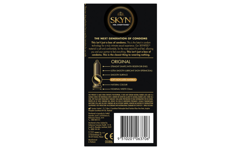 SKYN Original Non-Latex Condoms 20 Pack