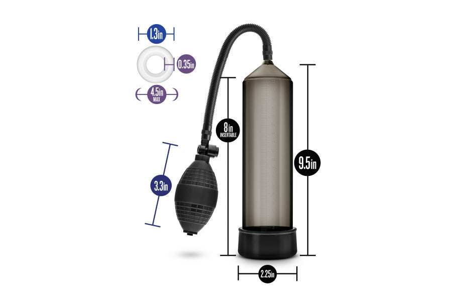 Performance VX101 Medical-Grade Beginner Penis Vacuum Pump Black