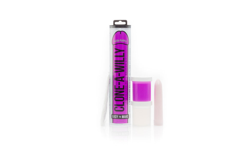 Clone-A-Willy DIY Vibrating Silicone Penis Casting Kit Neon Purple