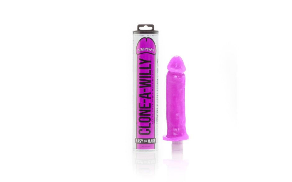 Clone-A-Willy DIY Vibrating Silicone Penis Casting Kit Neon Purple