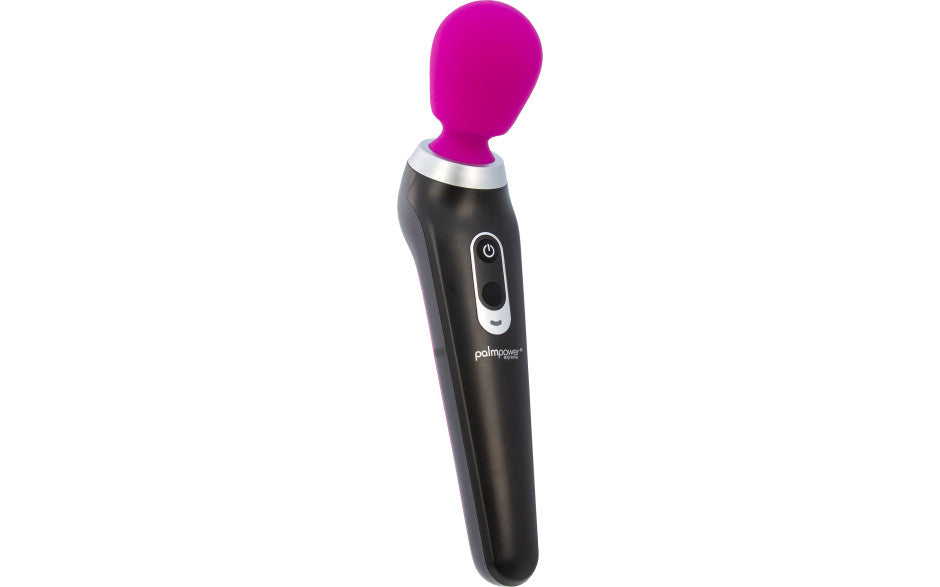 PalmPower Extreme Rechargeable Silicone Curved Massage Wand Pink