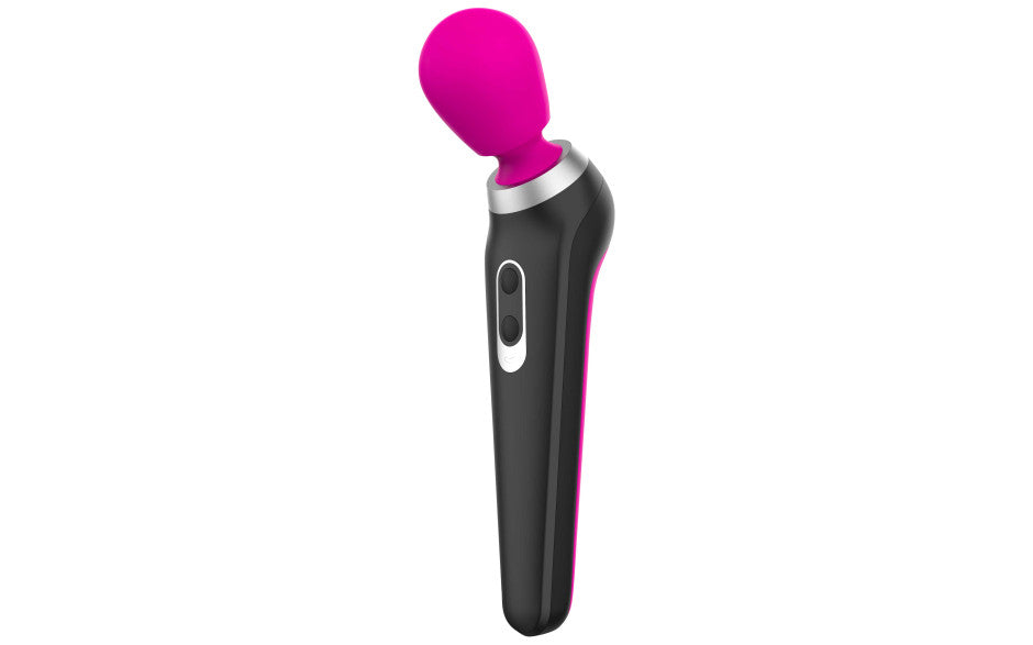 PalmPower Extreme Rechargeable Silicone Curved Massage Wand Pink