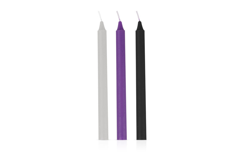 Sensual Hot Wax Candle Set for Body Play 3 Pack