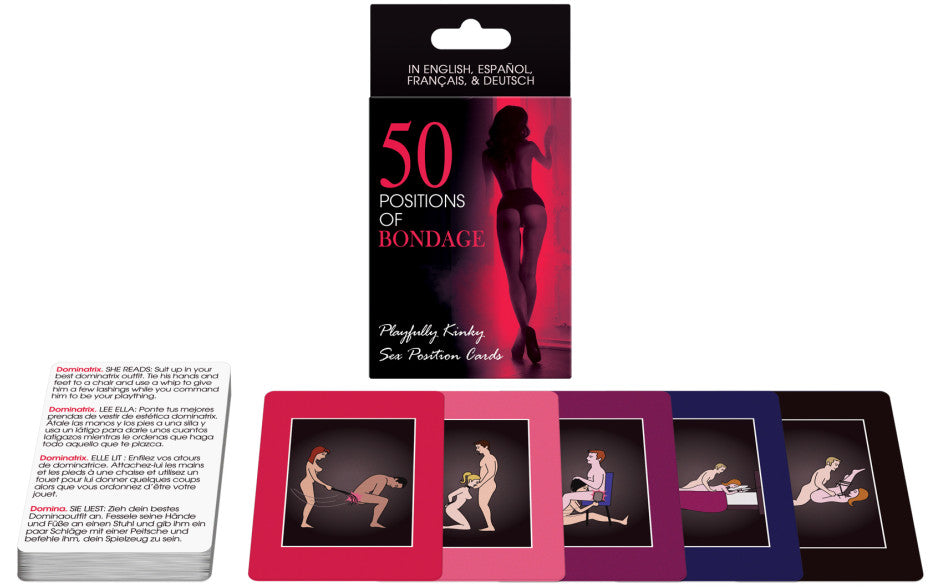 50 Positions of Bondage Kinky Sex Position Card Game