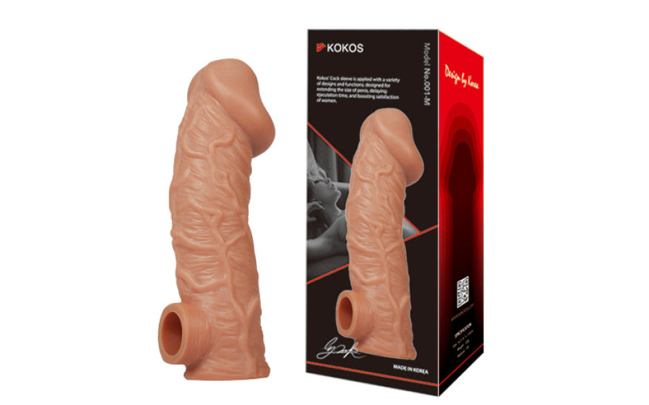 Soft Silicone Cock Sleeve Extension Large