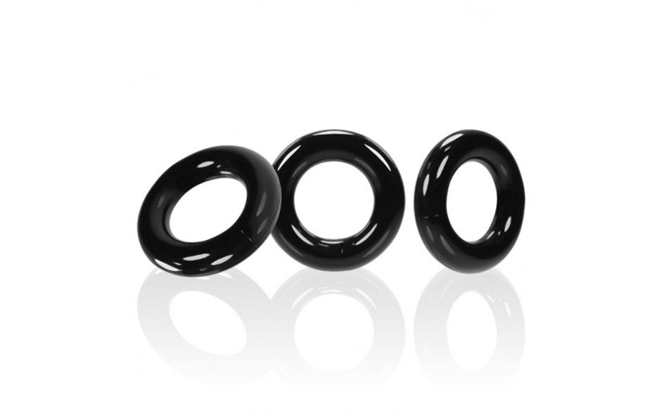 Willy Rings Silicone Penis Rings Black