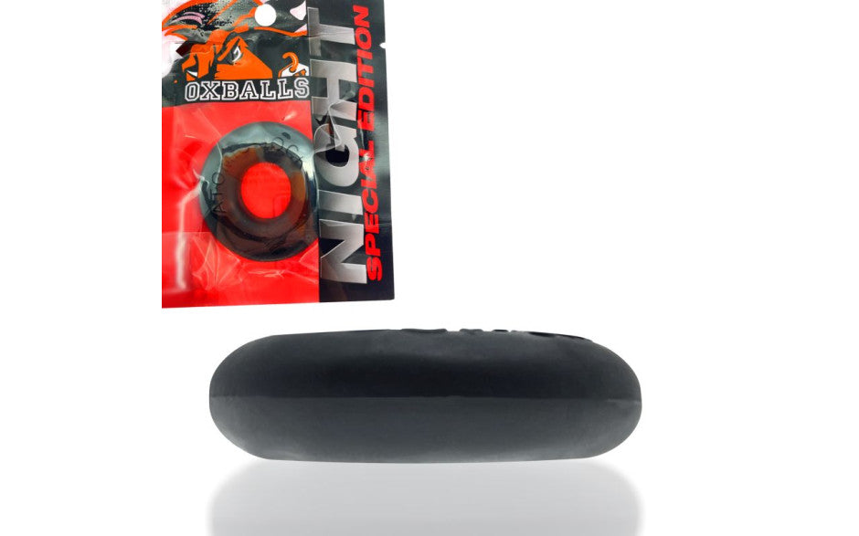 Oxballs Donut 2 Velvet Silicone Cock Ring Large Night Edition