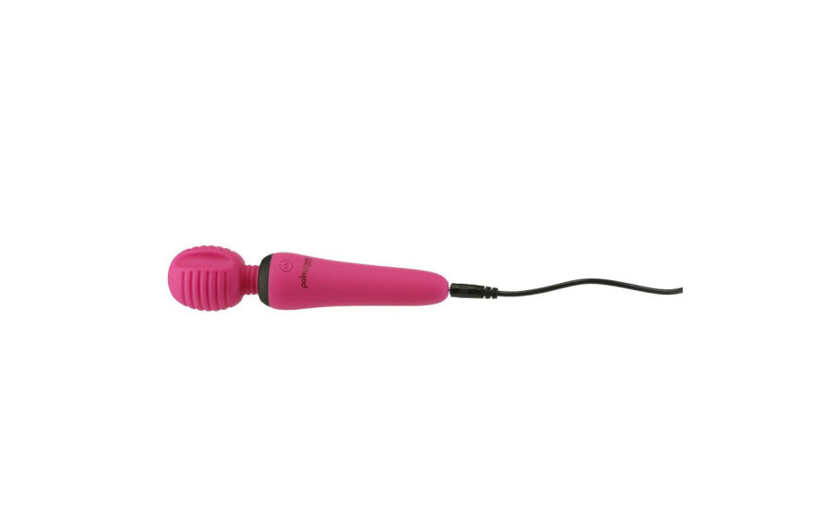 PalmPower Groove Mini Rechargeable Massage Wand Vibrator Fuchsia